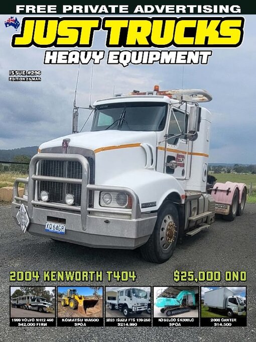 Title details for Just Trucks & Heavy Equipment by JUST AUTO Classifieds Pty Ltd - Available